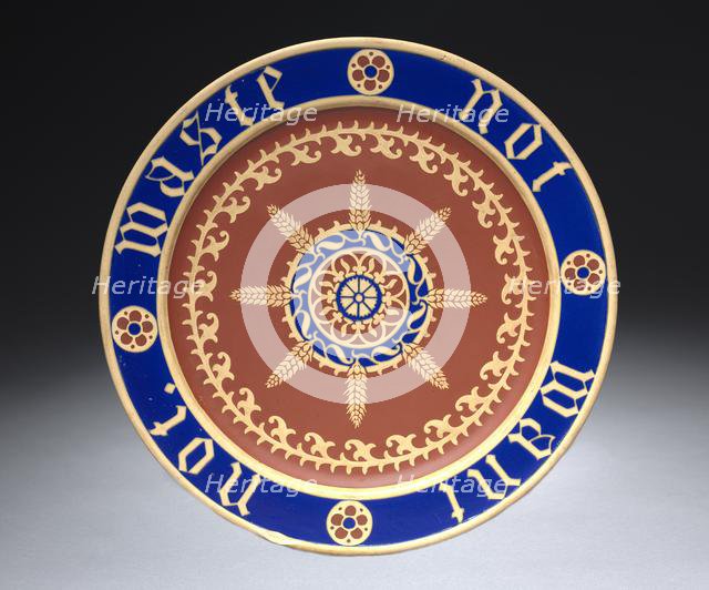 Bread Plate, c. 1850. Creator: Augustus Welby Northmore Pugin (British, 1812-1852).