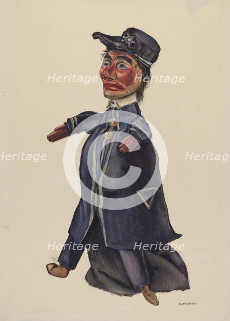 Jerry the Policeman, c. 1937. Creator: Dorothy Harris.