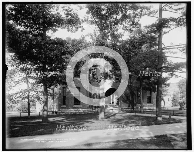 The Quartermasters' building, M.M.A., Orchard Lake, Michigan, between 1890 and 1901. Creator: Unknown.