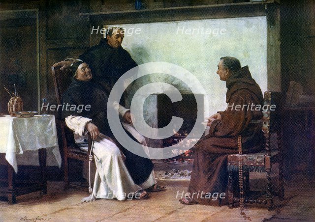 'A Good Story', 1881, (1912).Artist: Walter Dendy Sadler