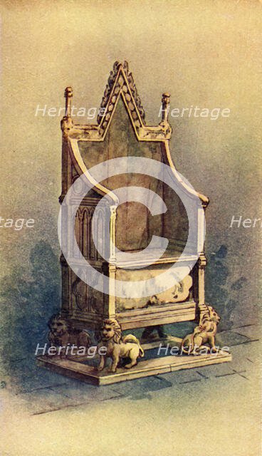 'The Coronation Chair', c1911. Creator: Unknown.