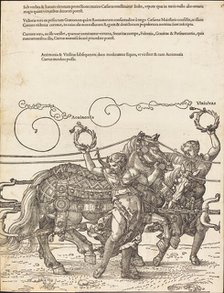 The Triumphal Chariot of Maximilian I (The Great Triumphal Car) [plate 6 of 8], 1523 (Latin ed.). Creator: Albrecht Durer.