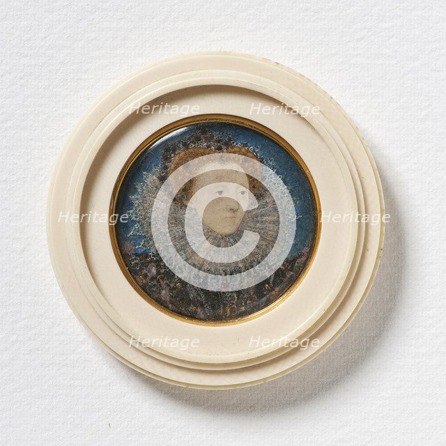 Portrait of Elizabeth I of England. Artist: Hilliard, Nicholas (c. 1547-1619)