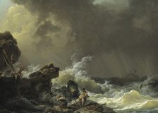Shipwreck, before 1812. Creator: Philip James de Loutherbourg.