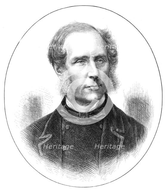 Lord Selborne, the new Lord Chancellor, 1872. Creator: Unknown.