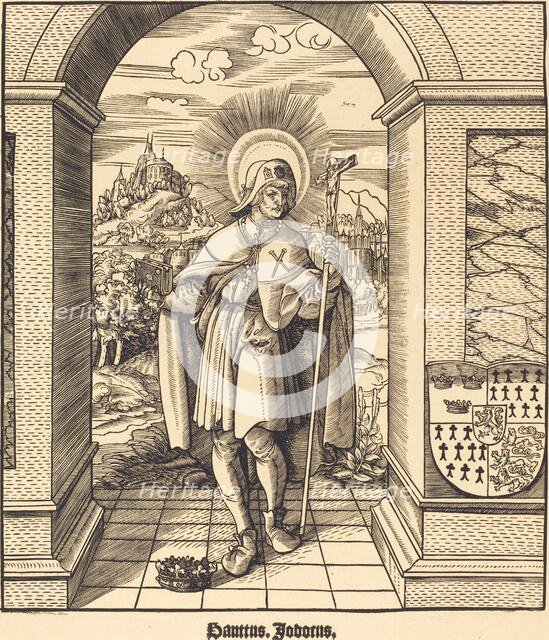 Saint Jodocus, 1516/1518. Creator: Leonhard Beck.