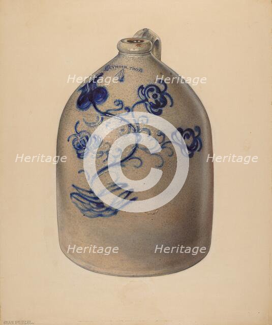Jug, c. 1937. Creator: Jean Peszel.