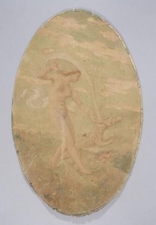 Diana the Huntress. Decorative painting for the Cafe de Paris, c1900. Creator: Unknown.