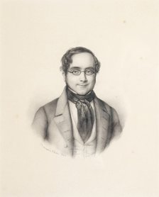 Portrait of Ramón de Mesonero Romanos (1803-1882), 1842. Creator: Rosario Weiss Zorrilla, Maria del (1814-1843).