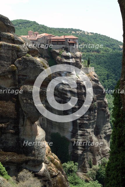 Meteora, Greece, 2003. Creator: Ethel Davies.