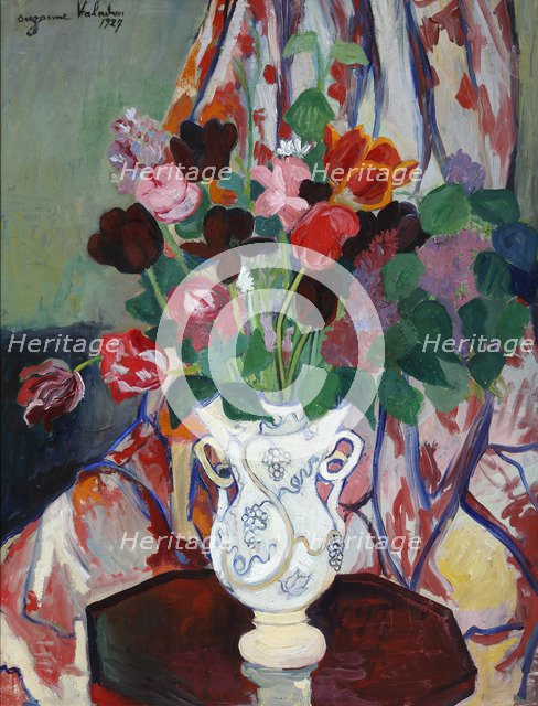 Vase with Tulips, 1927. Artist: Valadon, Suzanne (1865-1938)