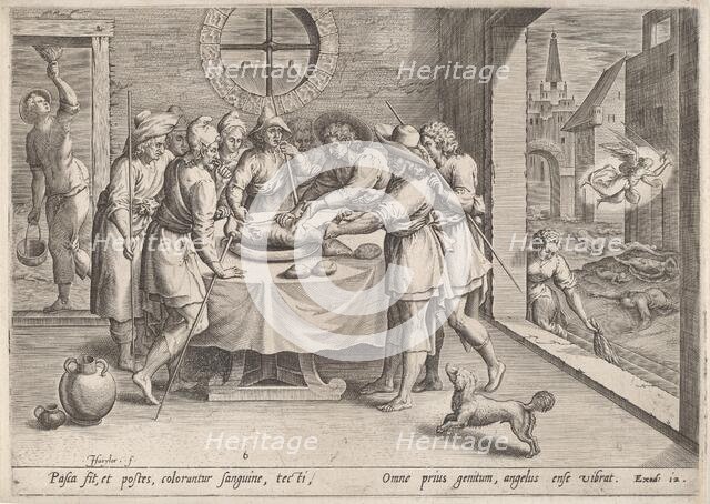 Preparation for the Passover, c.1585. Creator: Johann Sadeler I.