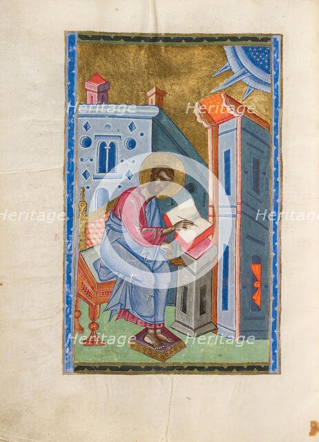 Saint Mark, 1637-1638. Creators: Malnazar, Aghap'ir.