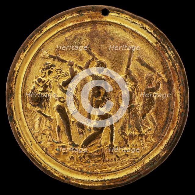 The Death of Orpheus, fourth quarter 15th century. Creator: Master of the Orpheus Legend.