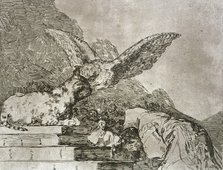 The Disasters of War, a series of etchings by Francisco de Goya (1746-1828), plate 73: 'Gatesca p…