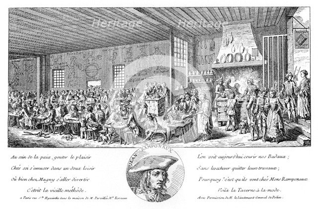 The Cabaret Of Ramponneau, (1885). Artist: Unknown