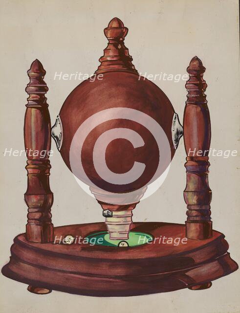 Keno Gambling Game, c. 1936. Creator: Sebastian Simonet.