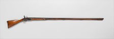 Flintlock Gun, American; lock, French, ca. 1740-50. Creator: Unknown.