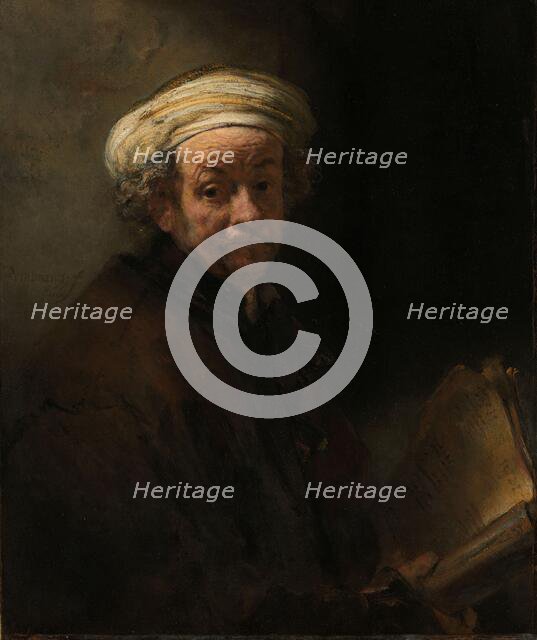 Self-portrait as the Apostle Paul, 1661. Creator: Rembrandt Harmensz van Rijn.
