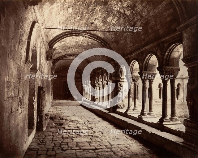 Arles, Cloitre St. Trophime, ca. 1861. Creator: Edouard Baldus.