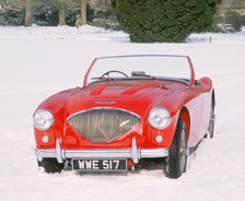 1956 Austin Healey 100 M. Artist: Unknown.