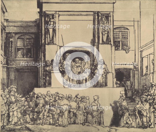 Christ Presented to the People, 1655., 1655. Creator: Rembrandt Harmensz van Rijn.