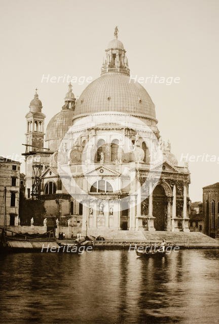 Untitled (41), c. 1890. [Church of Santa Maria della Salute, Venice].  Creator: Unknown.