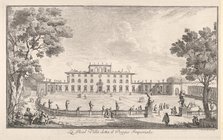 The Royal Villa called il Poggio Imperiale (La Real Villa detta il Poggio Imperiale), view..., 1744. Creator: Giuseppe Zocchi.