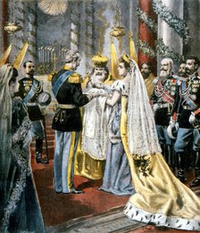 Baptism of the Grand Duchess Tatiana, daughter of Nicholas II of Russia, 1897. Artist: Unknown
