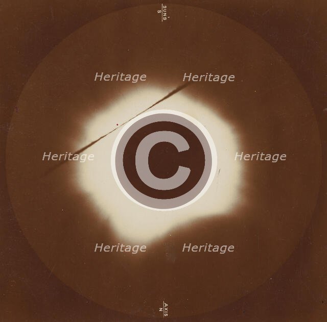 Solar Eclipse from Caroline Island, May 6, 1883. Creators: H. A. Lawrence, C. Ray Woods.