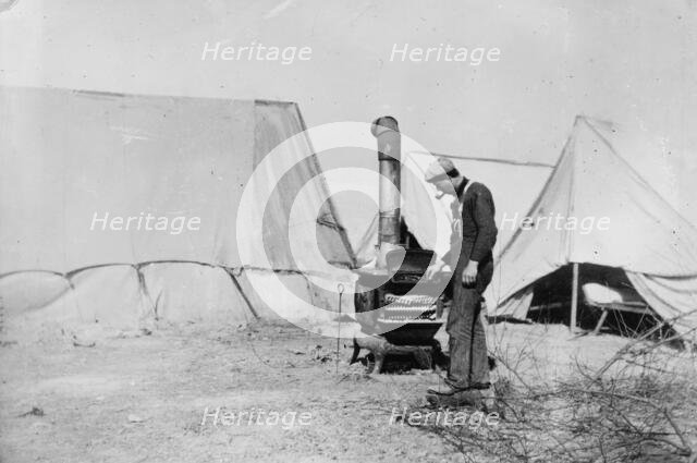 In Superior Camp - Mine strike, Pennsylvania, between c1910 and c1915. Creator: Bain News Service.