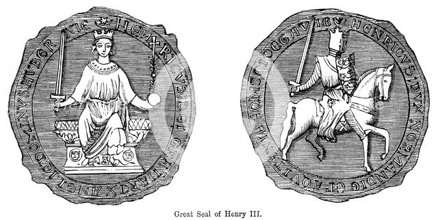 Great seal of Henry III. Artist: Unknown