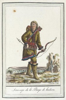 Costumes de Différents Pays, 'Sauvage de la Baye de Hudson', c1797. Creator: Jacques Grasset de Saint-Sauveur.