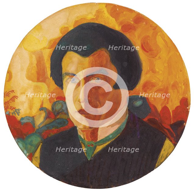 Self-Portrait, 1908-1910. Artist: Malevich, Kasimir Severinovich (1878-1935)
