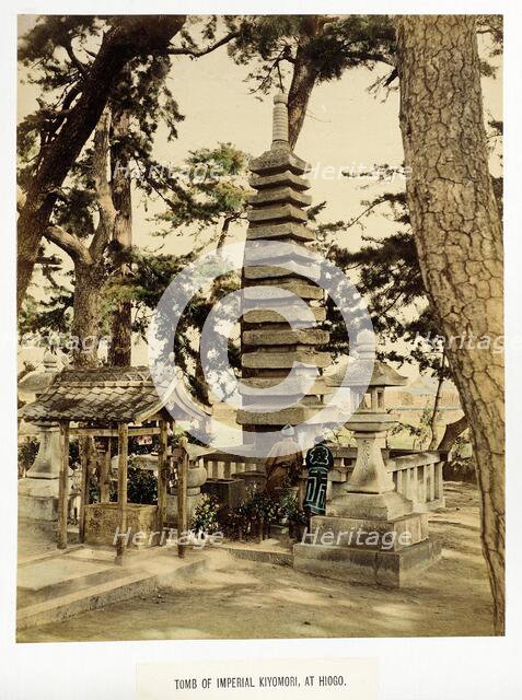Tomb of Imperial Kiyomori, 1865. Creator: Unknown.