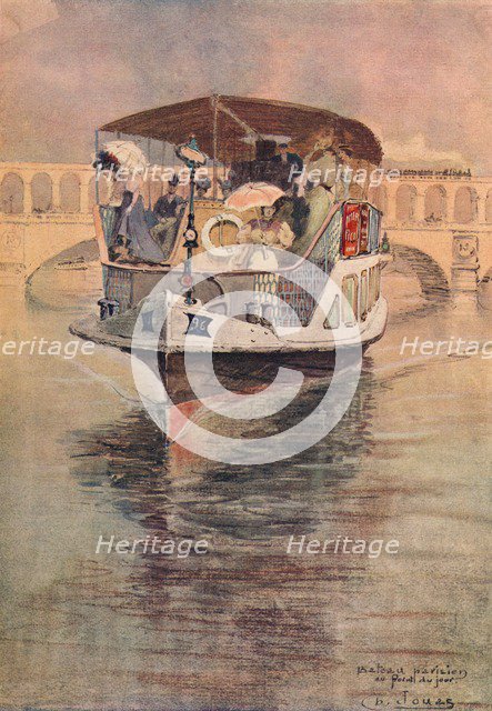 'Bateau-Parisien at the Point du Jour', 1915. Artist: Charles Jouas.