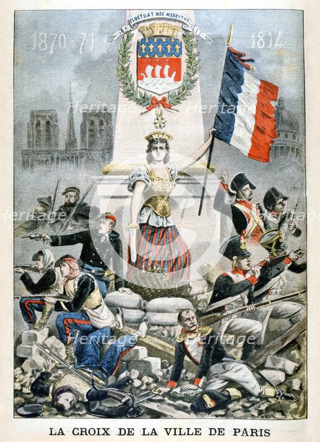 The Cross of the city of Paris, 1901. Artist: Unknown