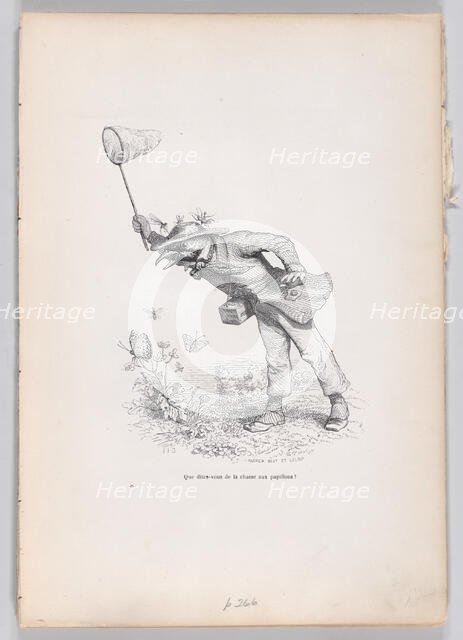 What do you say about the butterfly hunt? from Scenes from the Private and Public L..., ca. 1837-47. Creator: Andrew Best Leloir.