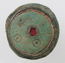 Flat Circular Button, Late Roman, 7th century. Creator: Unknown.