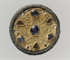 Disk Brooch, Frankish, ca. 500-600. Creator: Unknown.