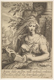 Temperance, from The Seven Virtues. Creator: Unknown.