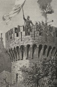 Alvaro Perez Osorio (1358-1406), 1890. Creator: Joan Serra y Pausas.