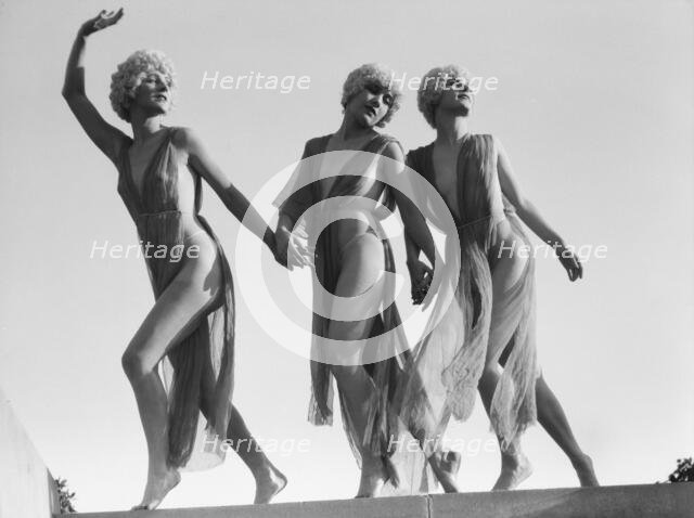 Marion Morgan dancers, between 1914 and 1927. Creator: Arnold Genthe.