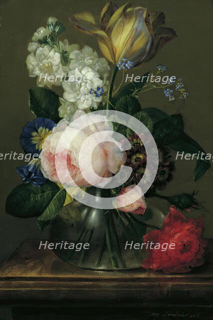 Small floral still life, 1805. Creator: Johann Baptist Drechsler.