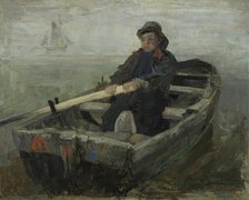 The Rower, 1883. Creator: James Ensor.