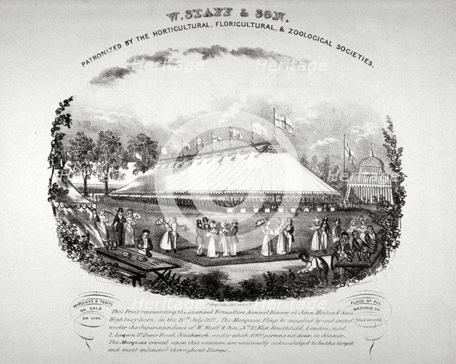 Highbury Barn, Islington, London, 1837. Artist: F Alvey