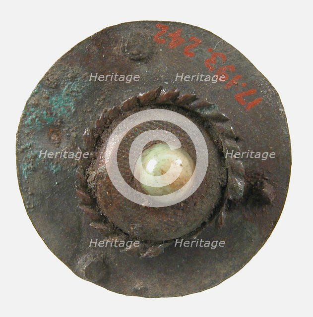 Disk Brooch, Frankish or Carolingian, 7th century (?). Creator: Unknown.