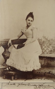 Portrait of the opera singer Bertha Foerster-Lauterer (1869-1936) as Tatiana in opera Eugene Onegin 