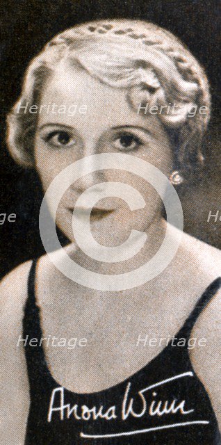 Anona Winn MBE (born Anona Edna Wilkins, 1904-1994), 1935. Artist: Unknown