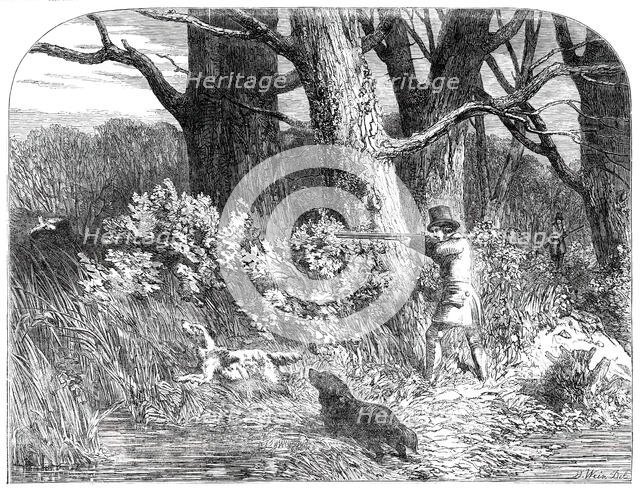 Woodcock Shooting, 1850. Creator: Unknown.